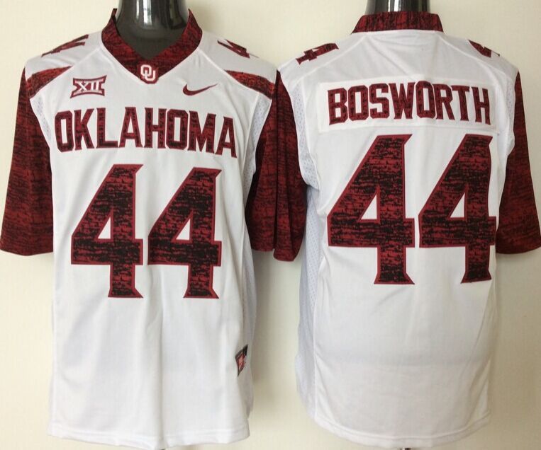 NCAA Youth Oklahoma Sooners White Limited #44 Bosworth jerseys